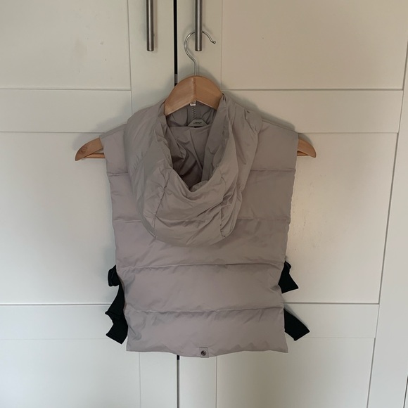 Adroit Atelier Gray Vegan Leather Puffer Vest - NEW WITH TAGS - Picture 2 of 6